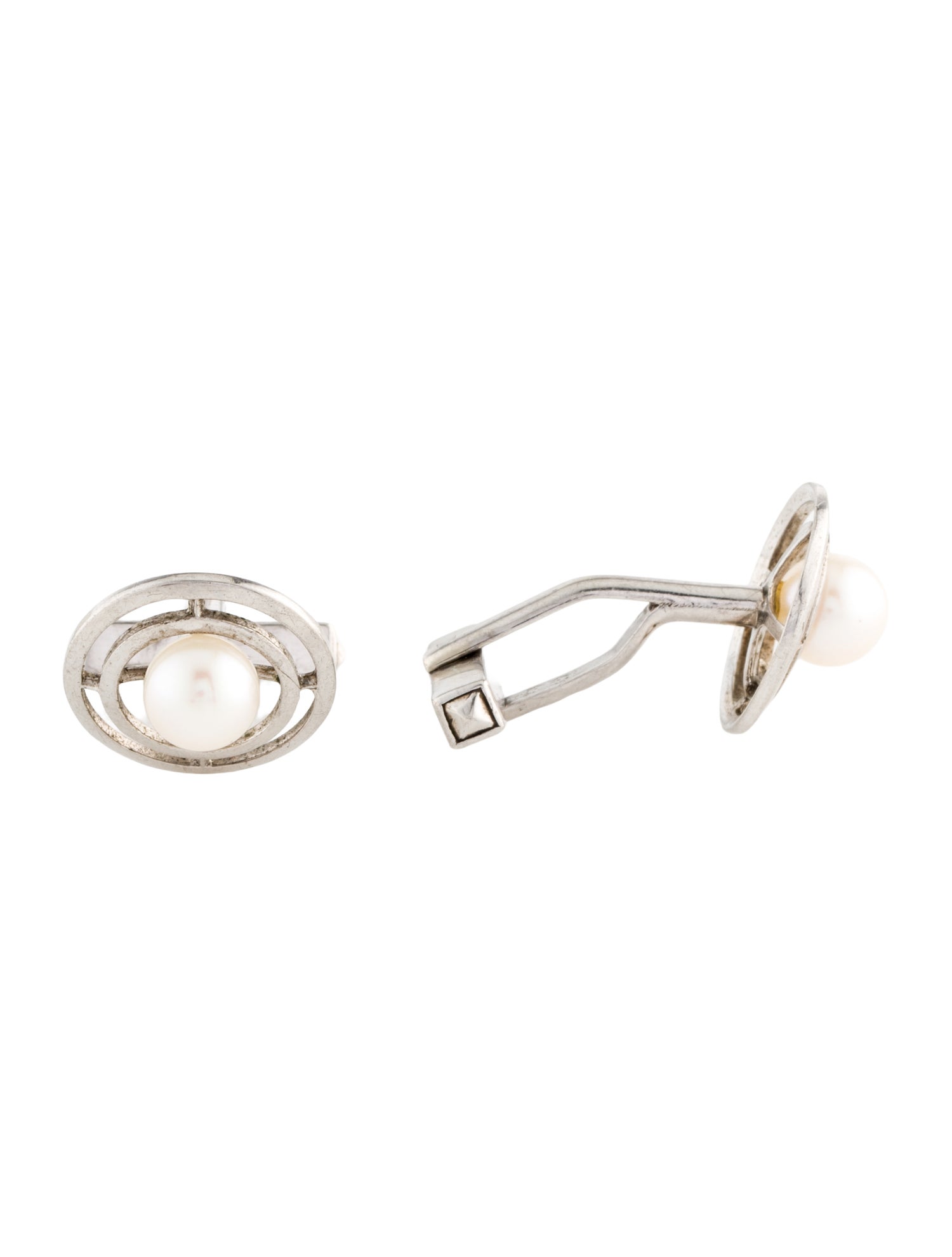 Mikimoto Pearl Cufflinks