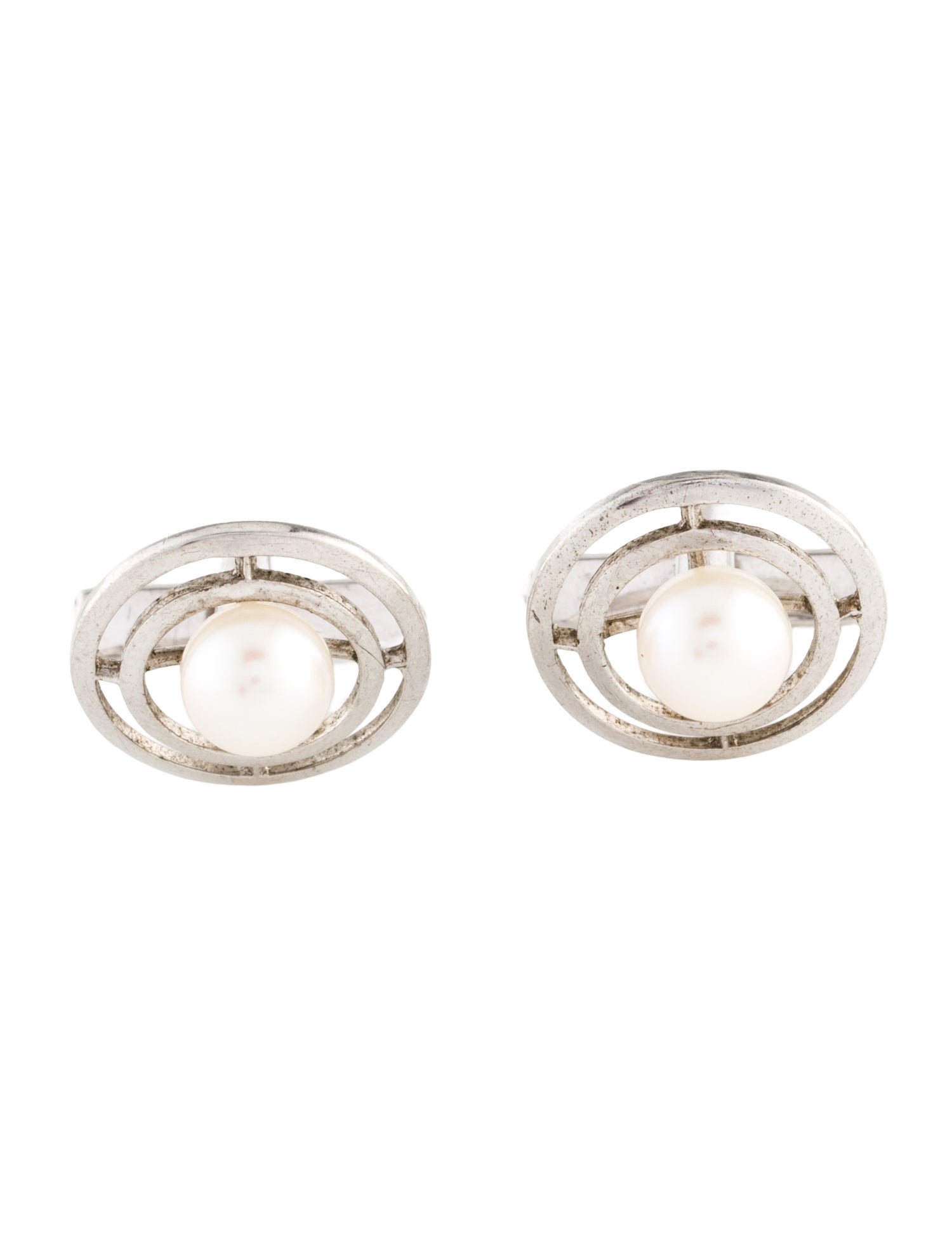 Mikimoto Pearl Cufflinks