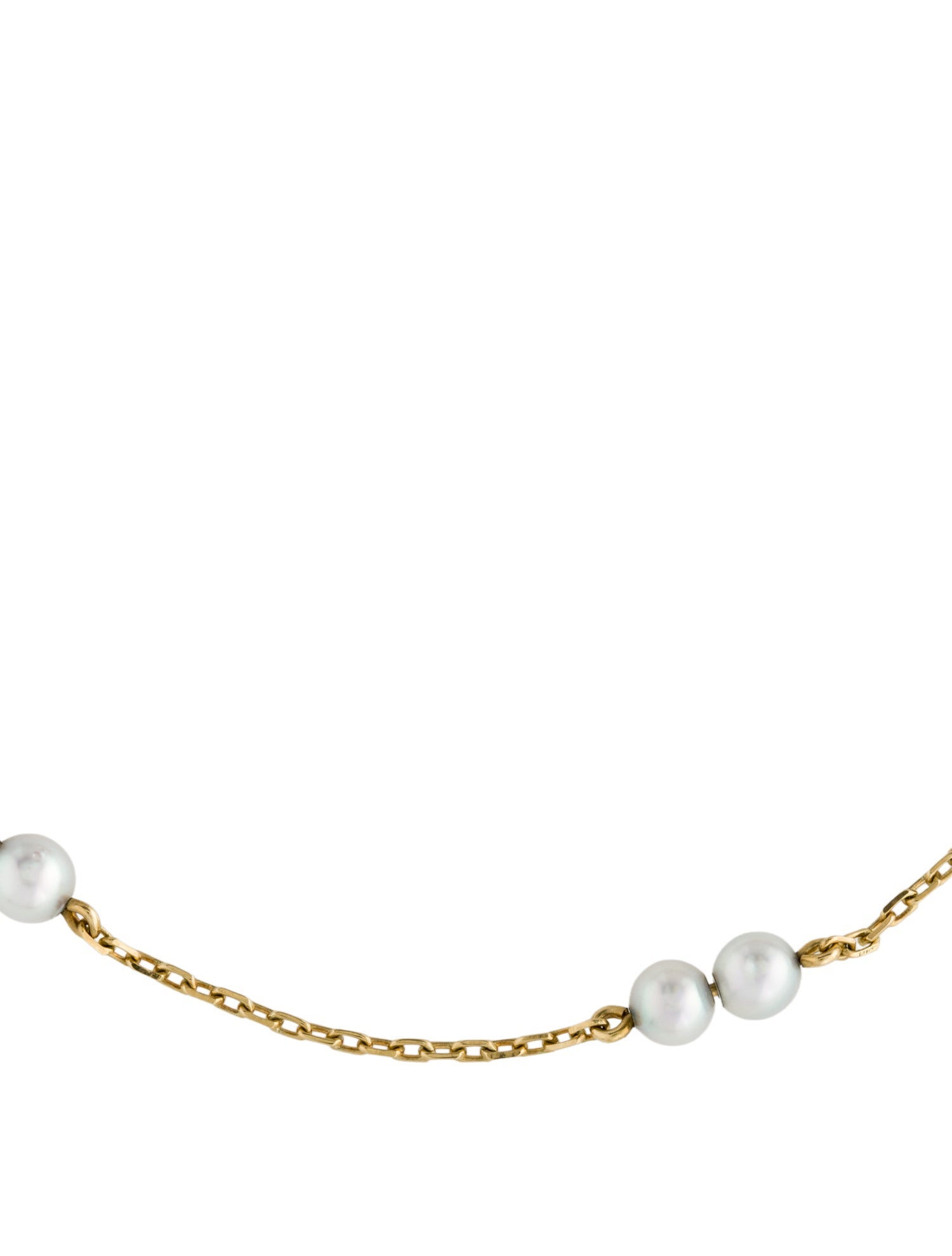 Mikimoto 18K Pearl Station Bracelet