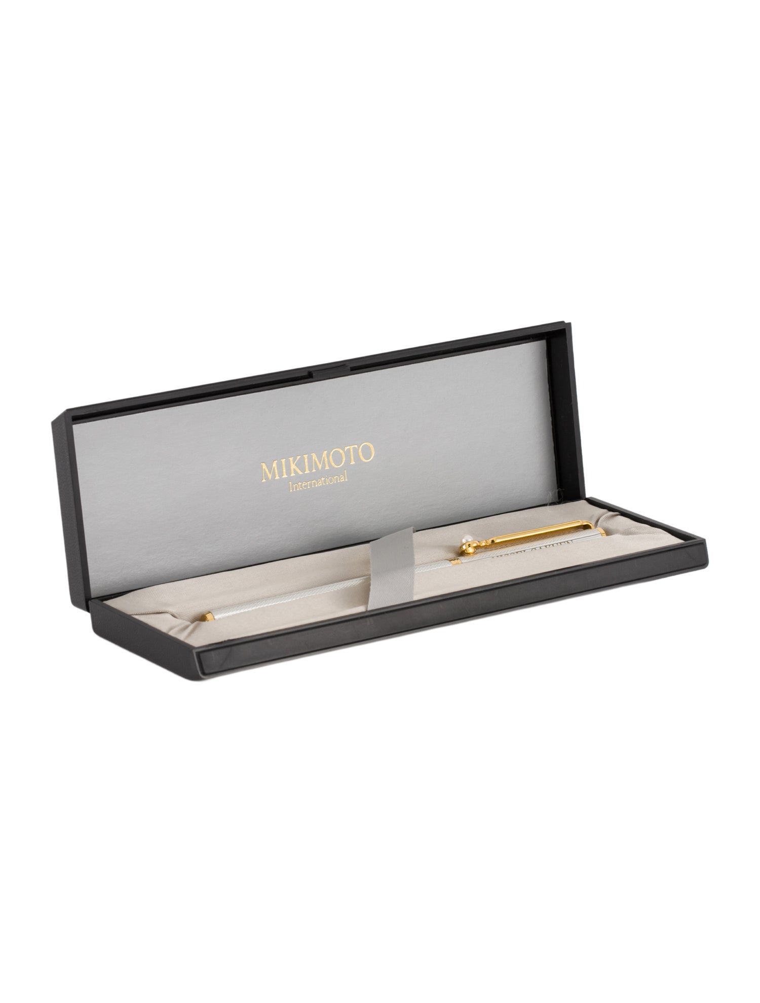 Mikimoto Pearl-Accented Ballpoint Pen