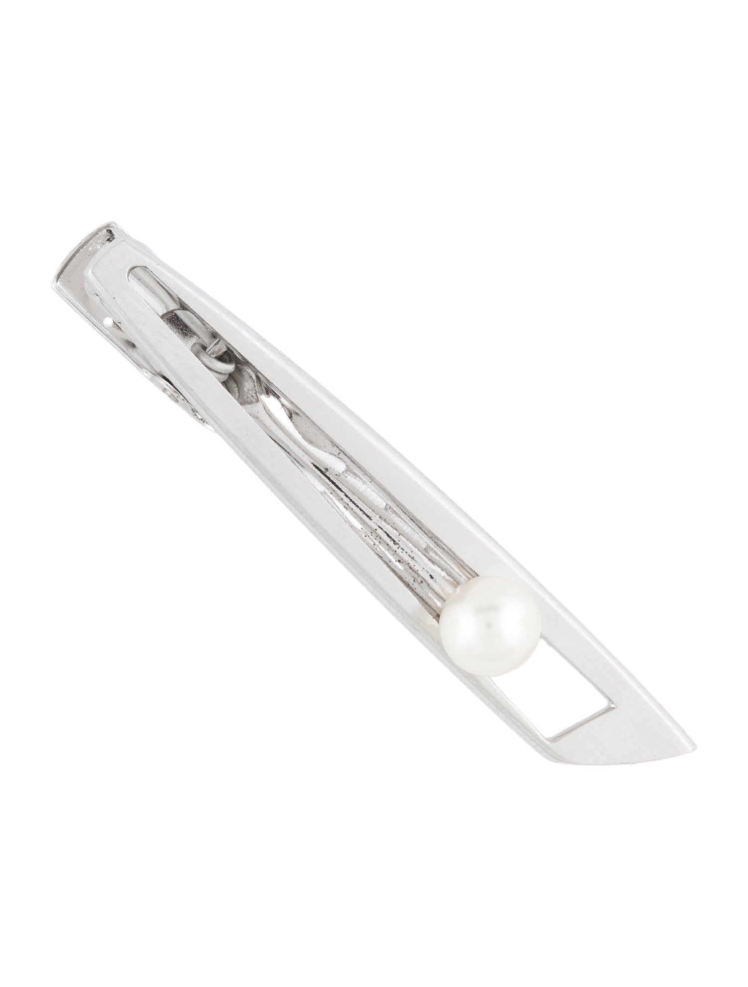 Mikimoto Cultured Pearl Tie Clip