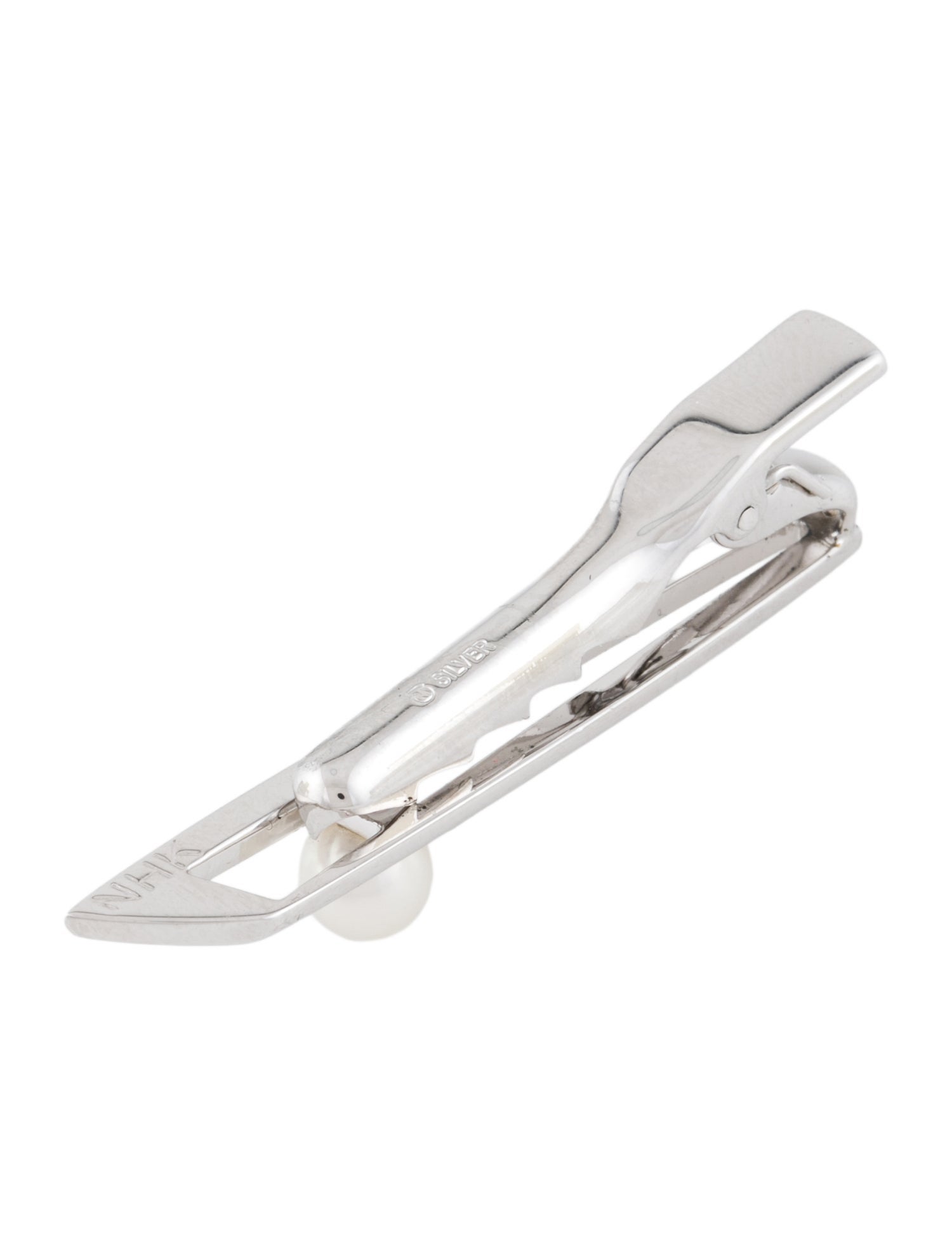 Mikimoto Cultured Pearl Tie Clip