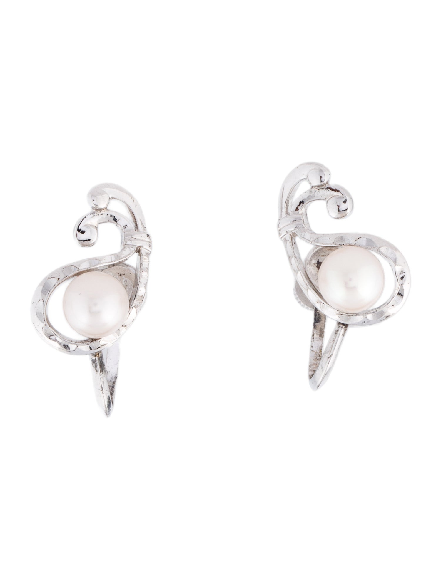Mikimoto Vintage Pearl Clip-On Earrings