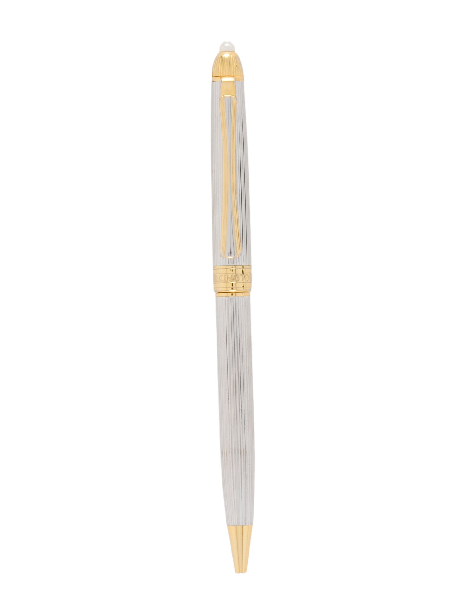 Mikimoto Pearl-Accented Ballpoint Pen