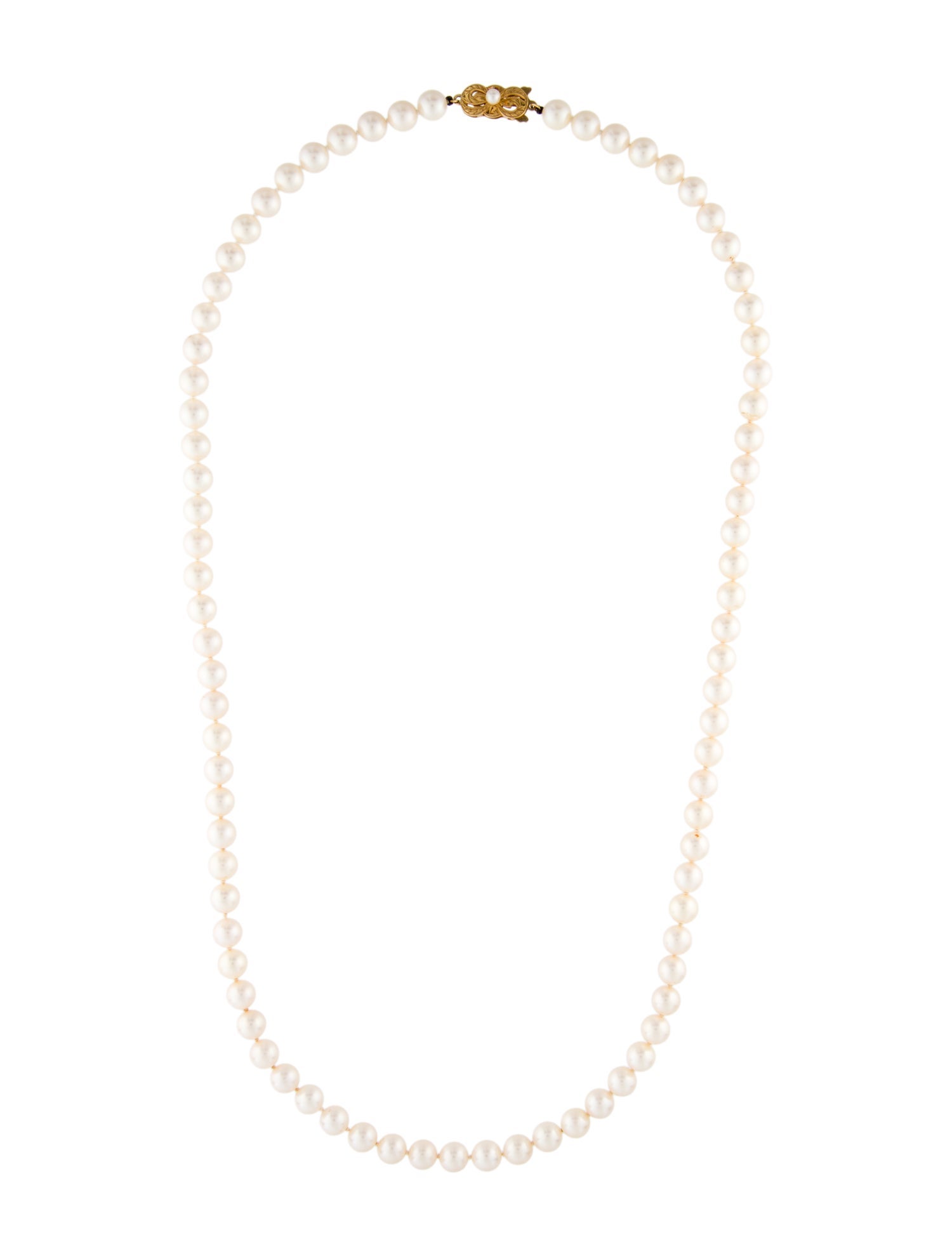 Mikimoto 18K Pearl Bead Strand Necklace