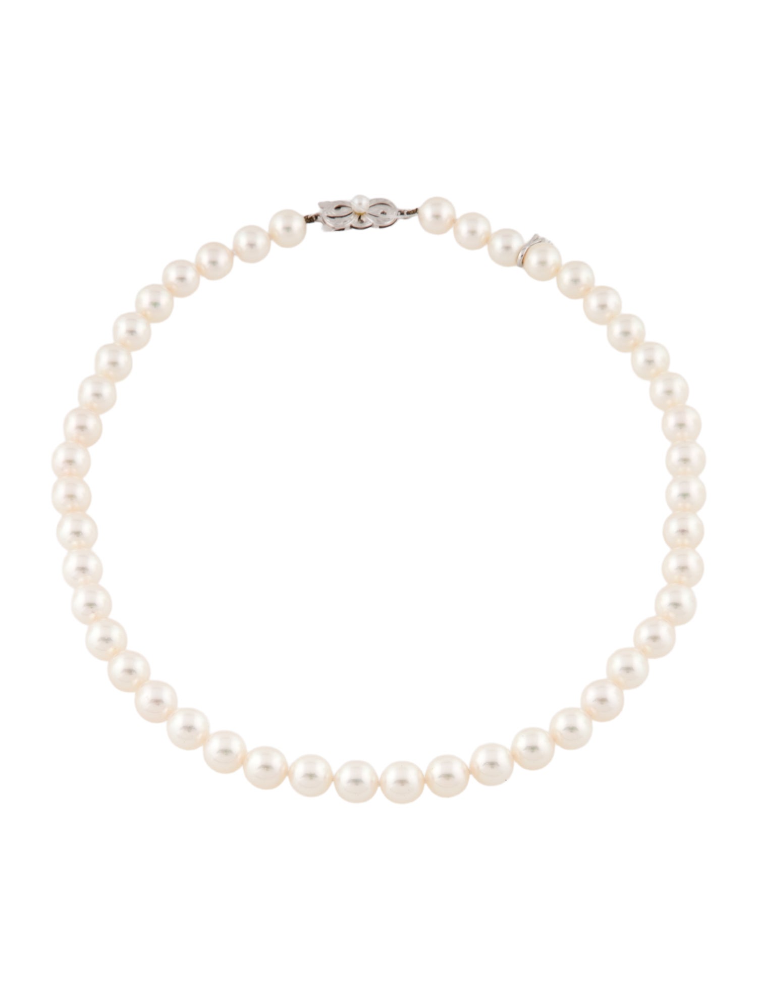 Mikimoto 18K Akoya Cultured Pearl Strand Necklace