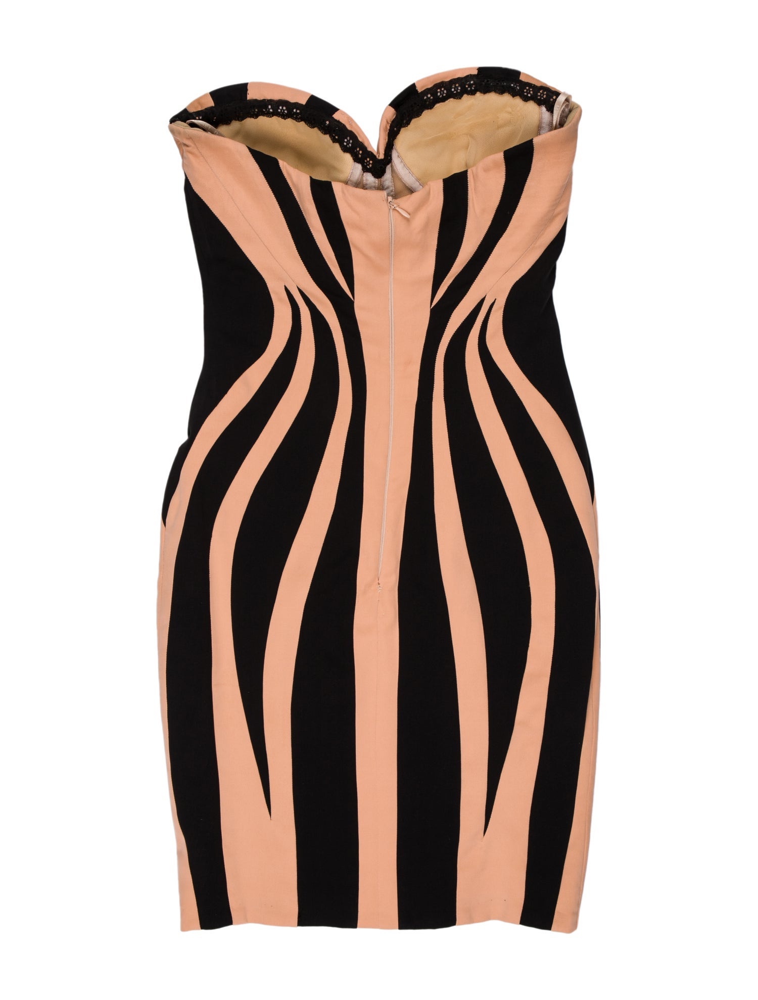 Mikael D Striped Mini Dress