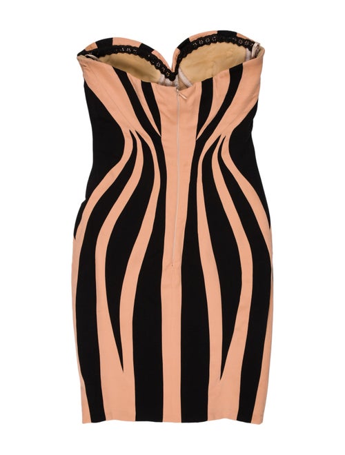 Mikael D Striped Mini Dress