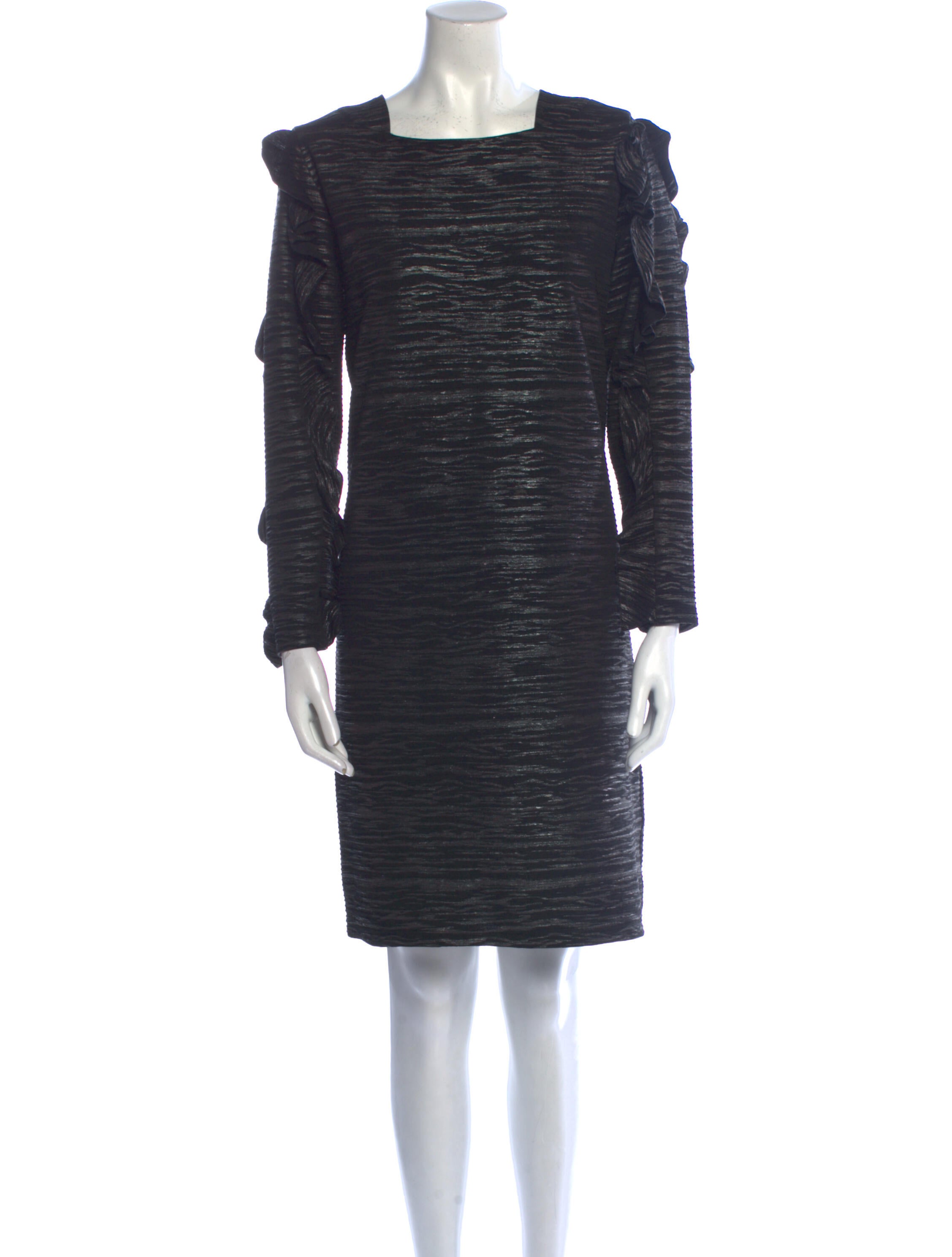 Mikaella Square Neckline Knee-Length Dress