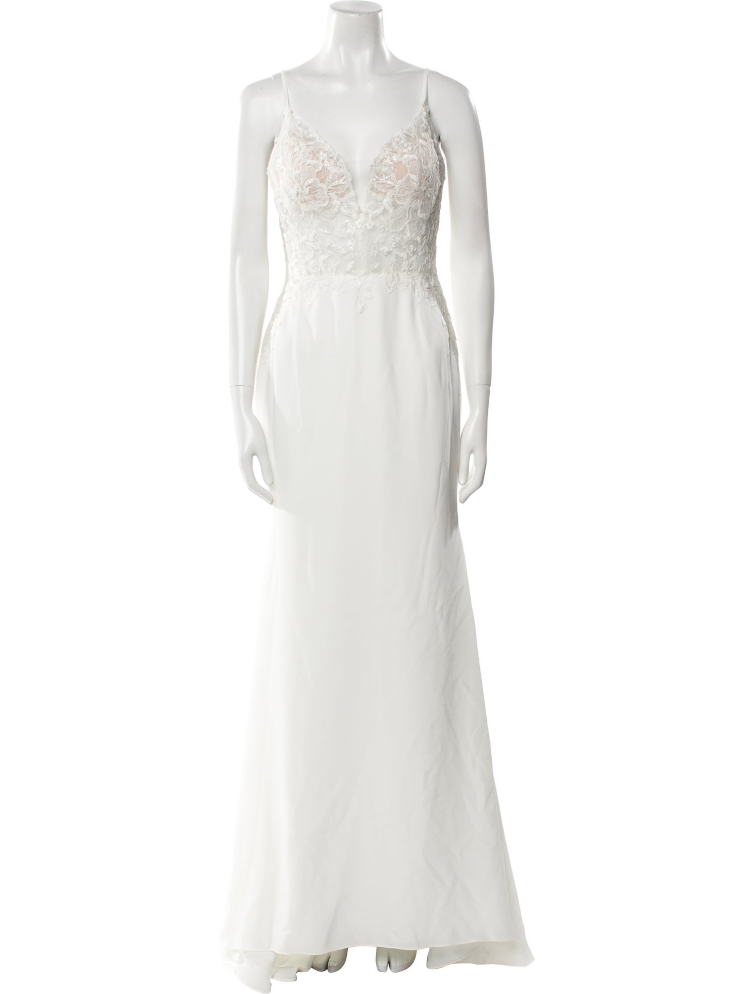 Mikaella V-Neck Long Dress