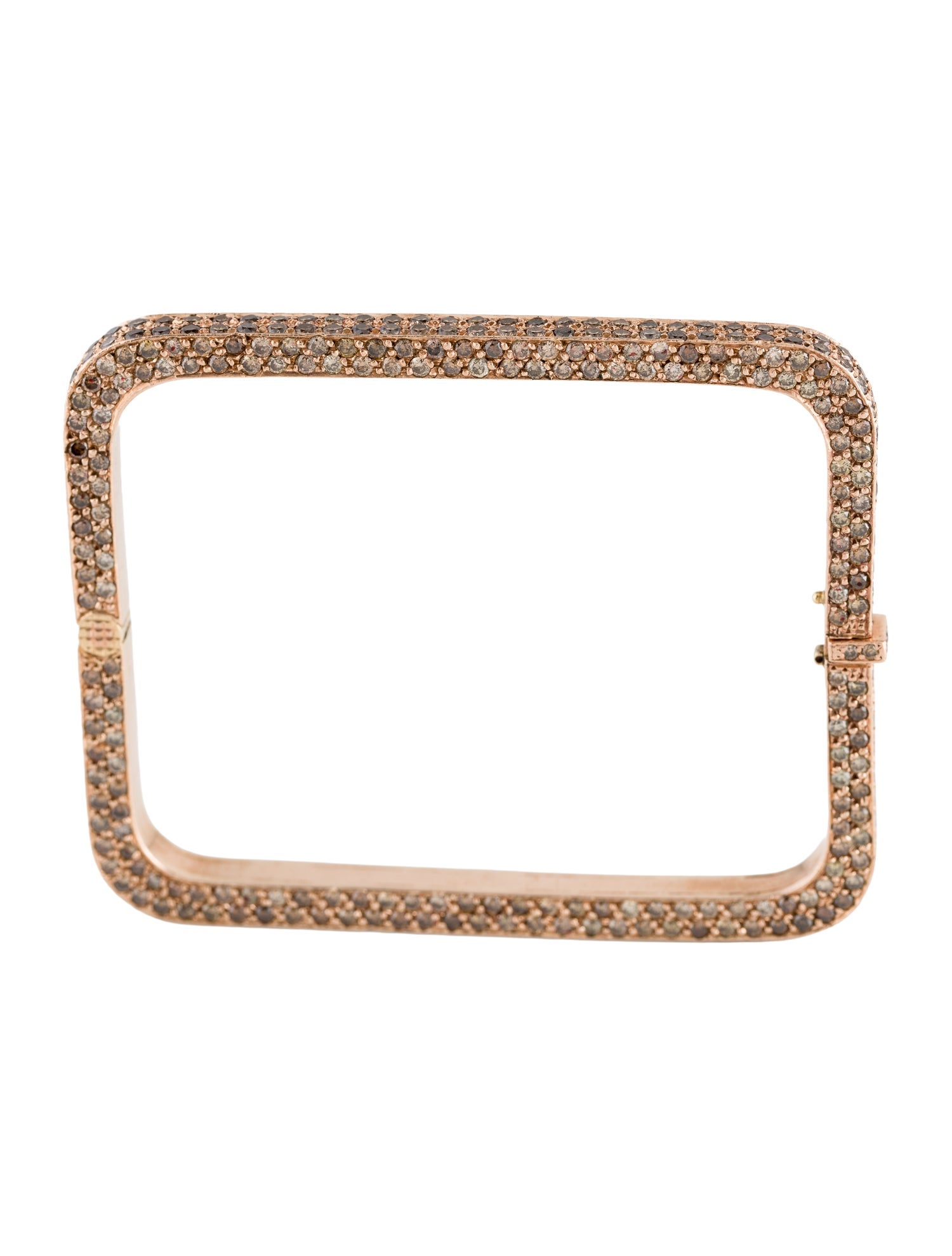 Mimi So 14K 12.58ctw Diamond Bangle Bracelet