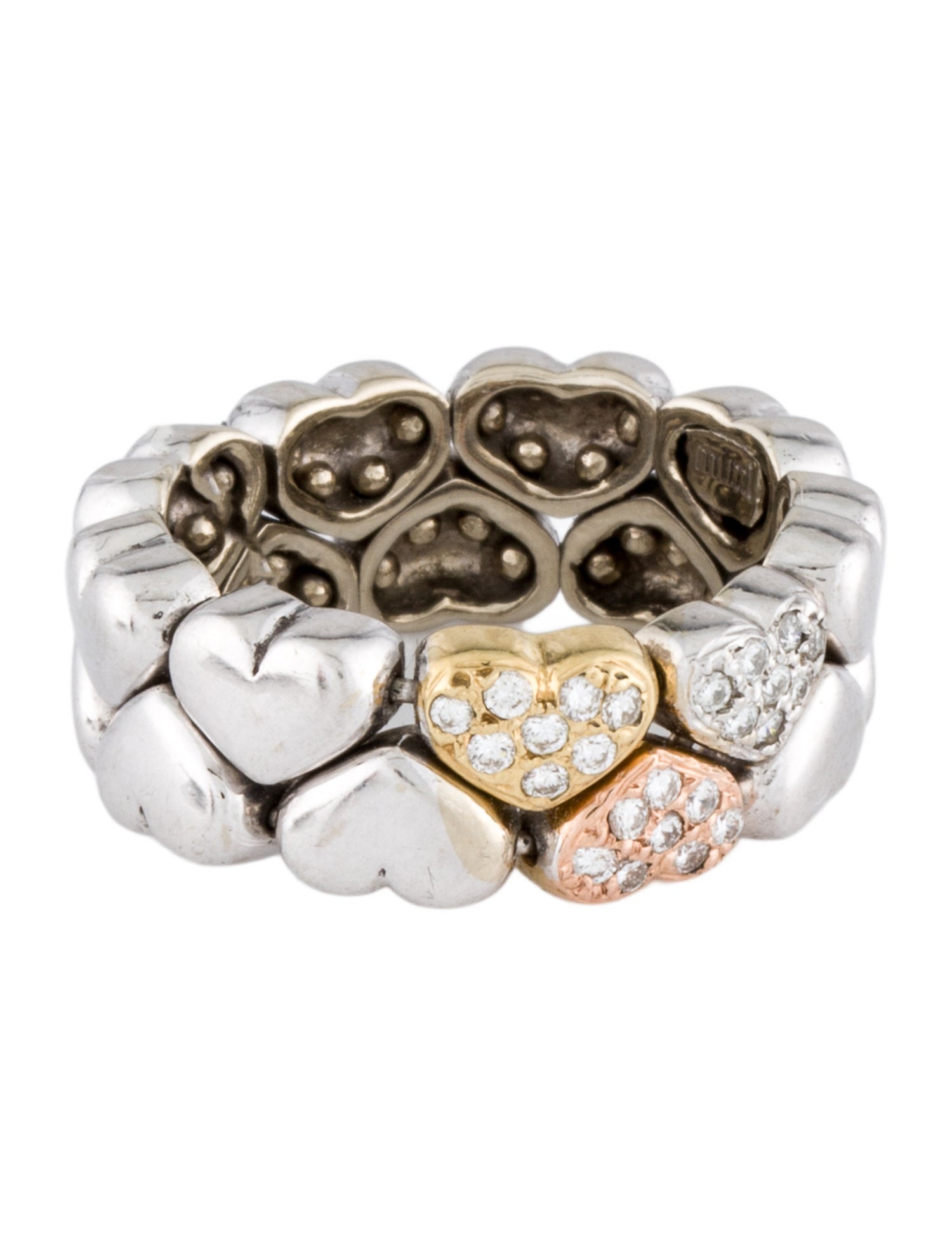 Mimi So Diamond Heart Ring