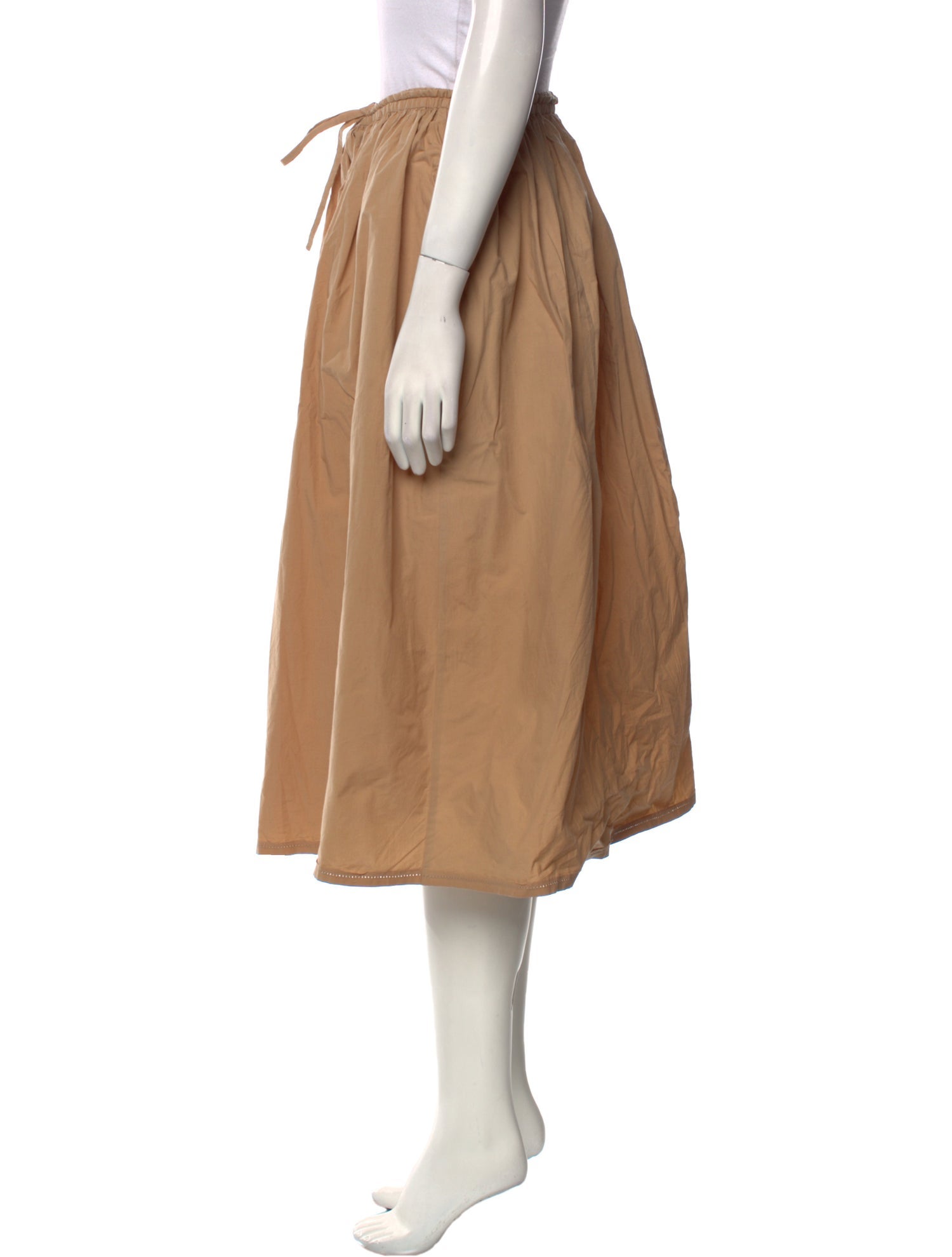 Mina Perhonen Pleated Accents Midi Length Skirt