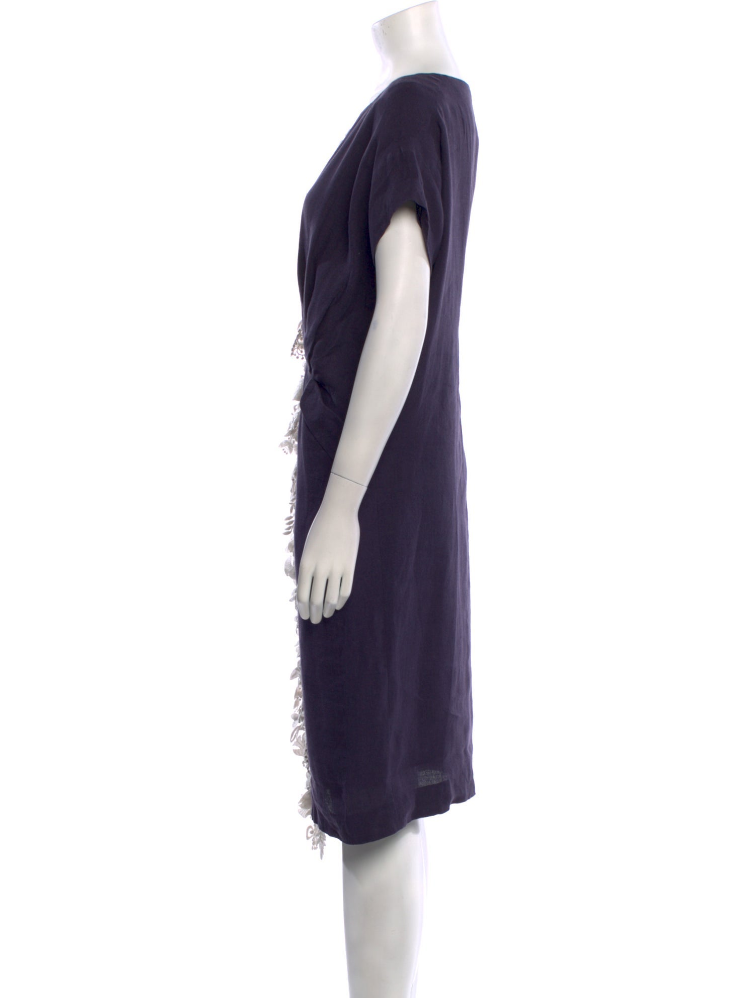 Mina Perhonen Linen Knee-Length Dress