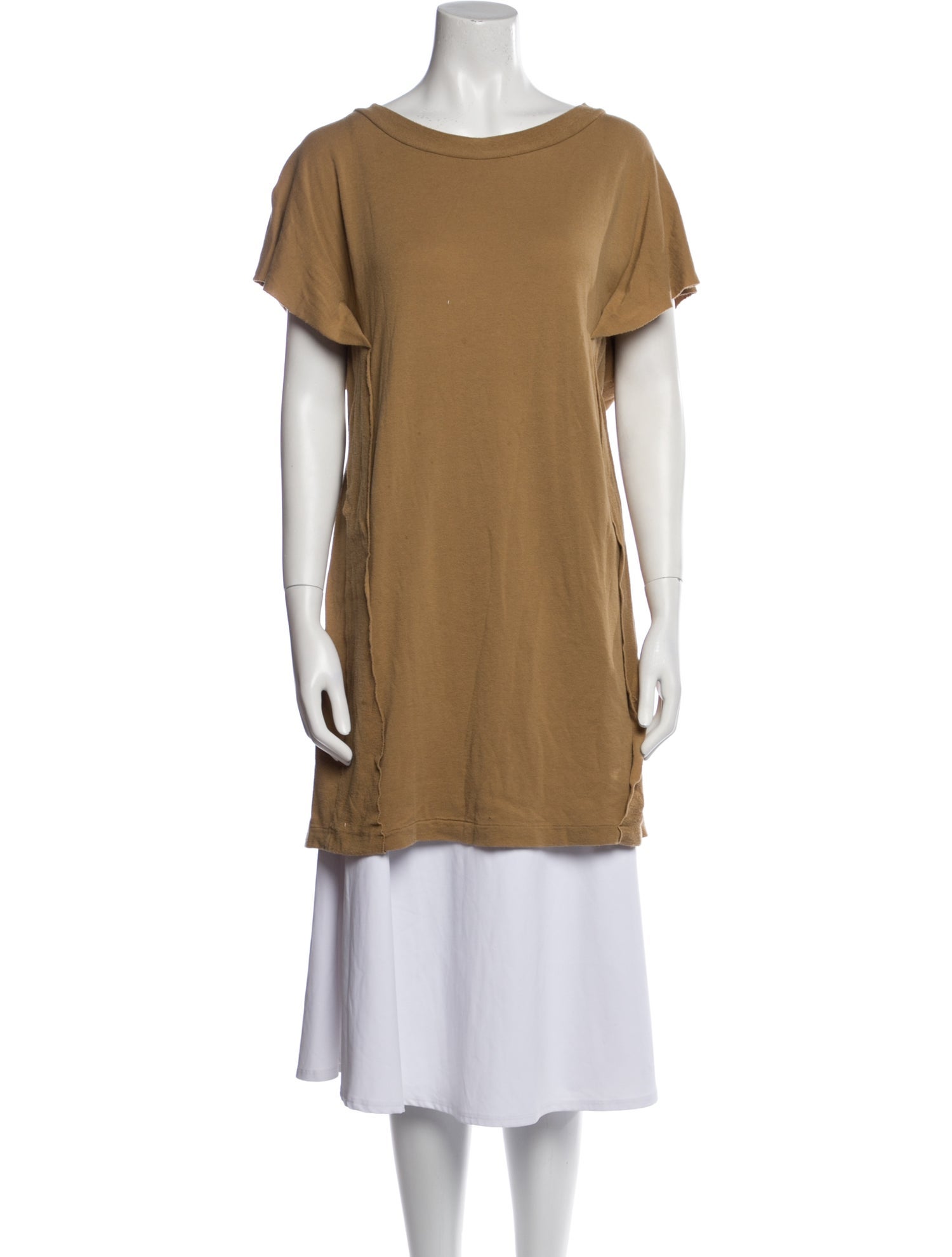 Mina Perhonen Bateau Neckline Short Sleeve T-Shirt