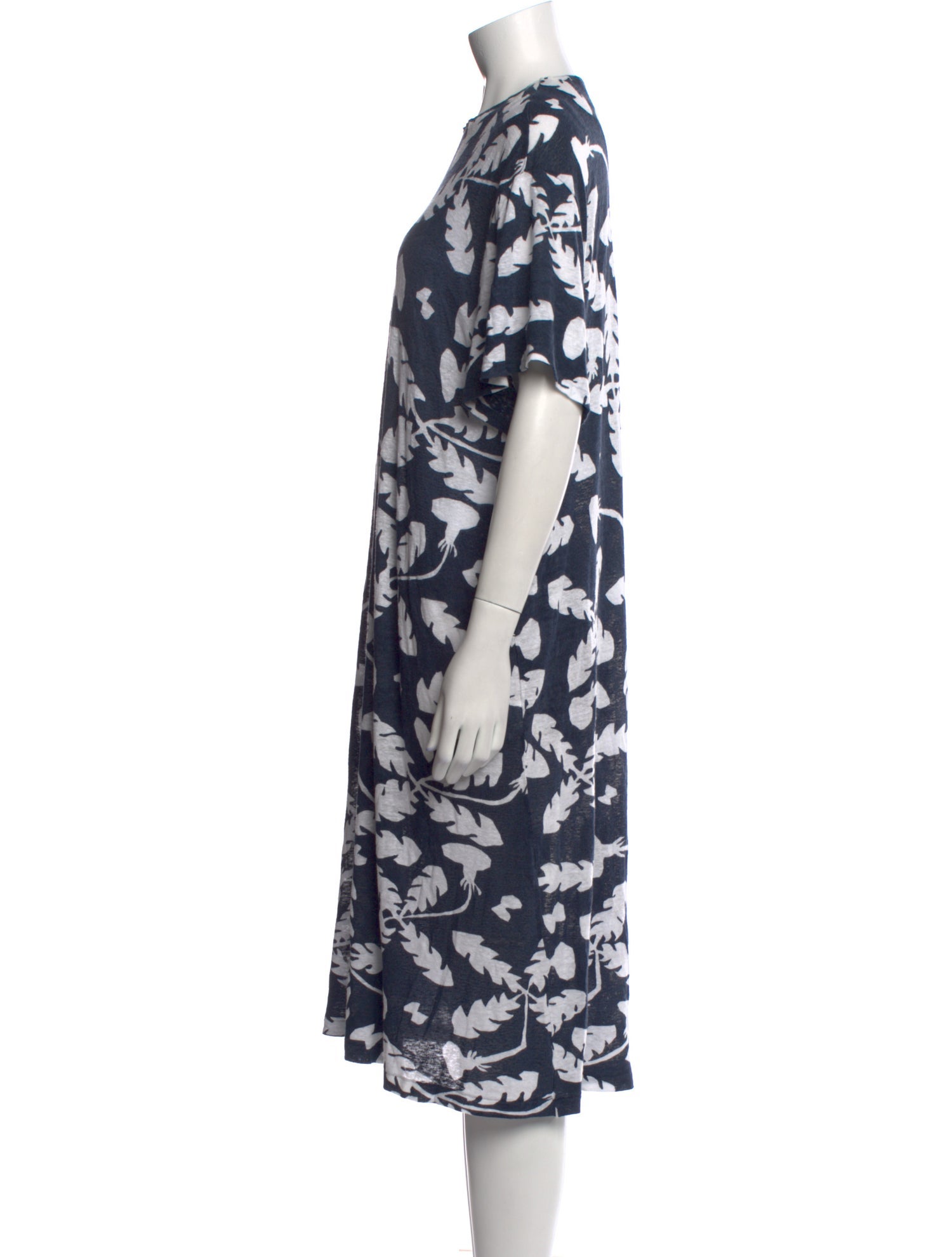 Mina Perhonen Linen Knee-Length Dress