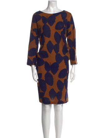 Mina Perhonen Cashmere Knee-Length Dress