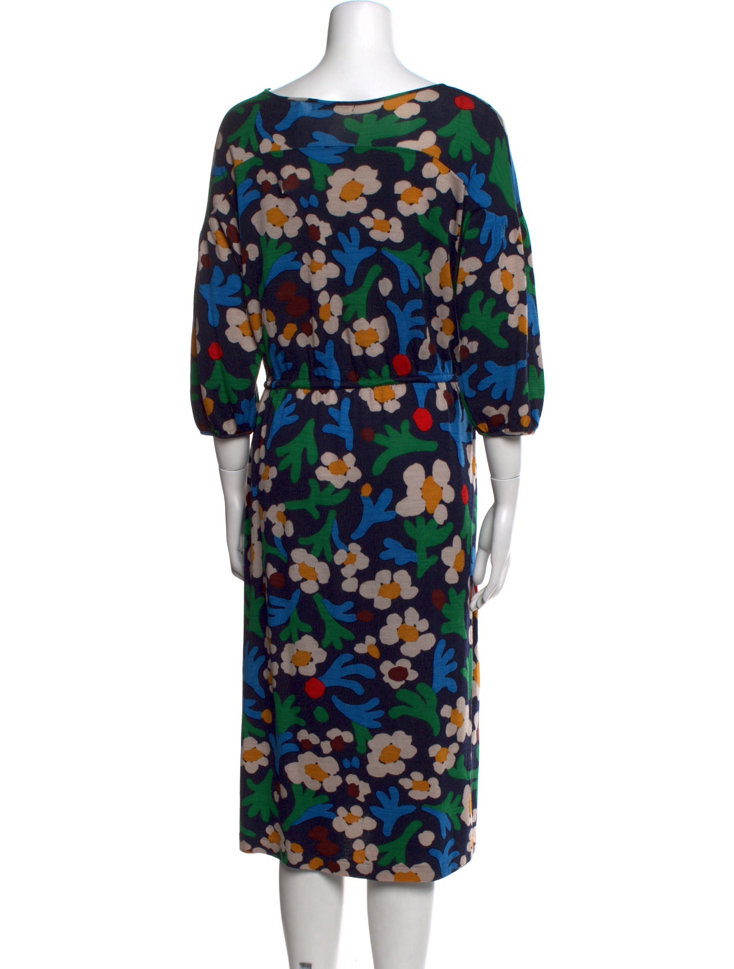 Mina Perhonen Virgin Wool Midi Length Dress