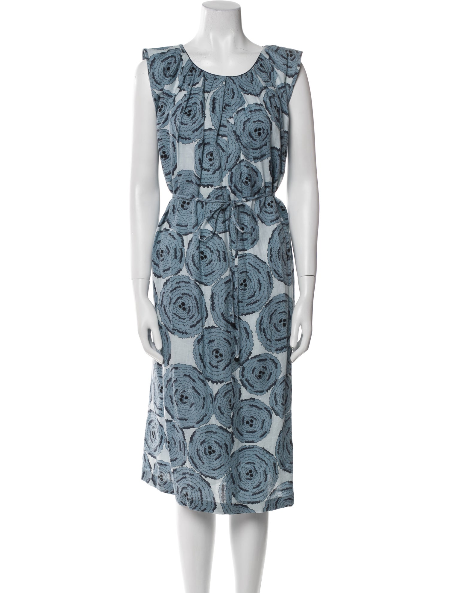 Mina Perhonen Paisley Print Midi Length Dress