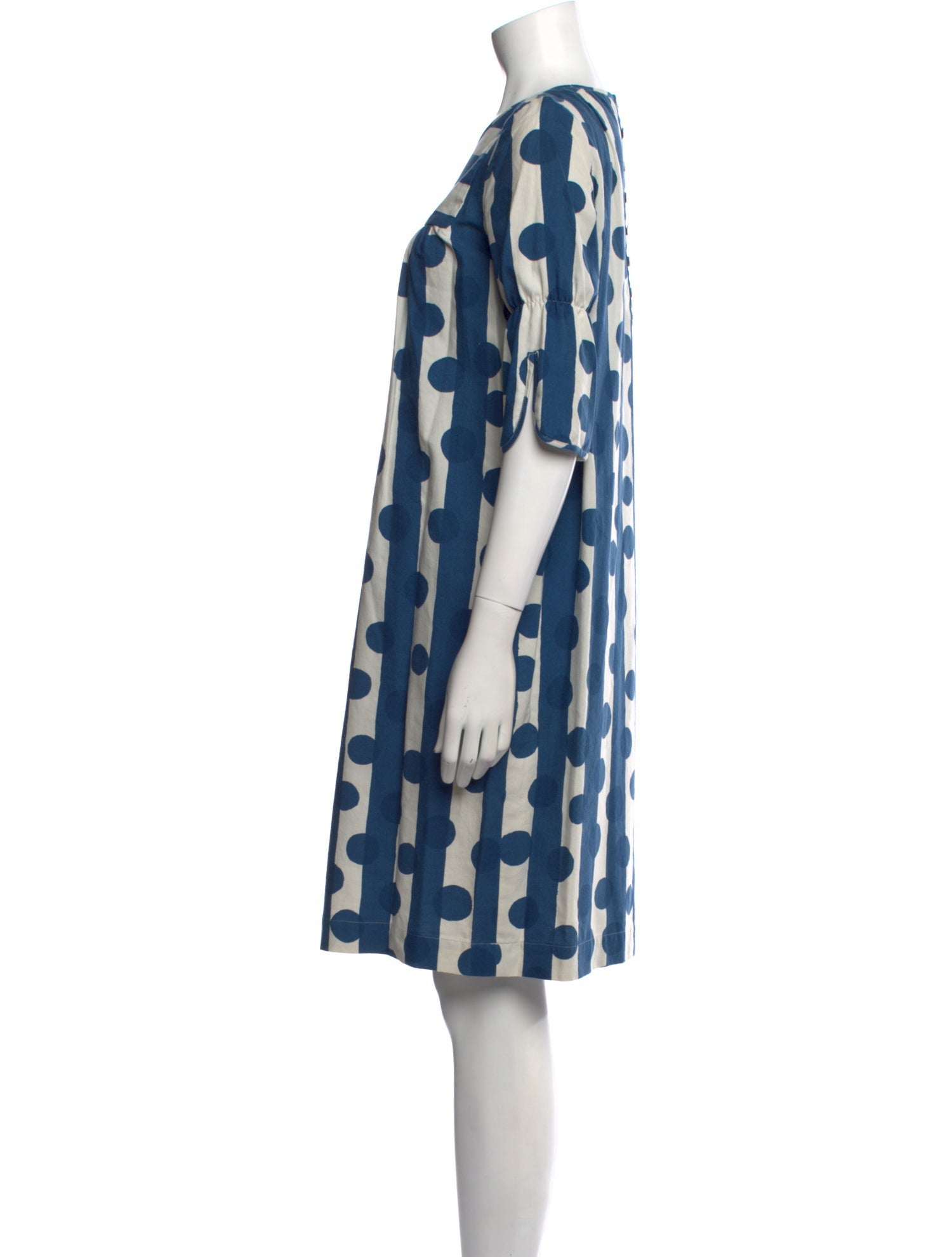 Mina Perhonen Printed Knee-Length Dress