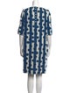 Mina Perhonen Printed Knee-Length Dress
