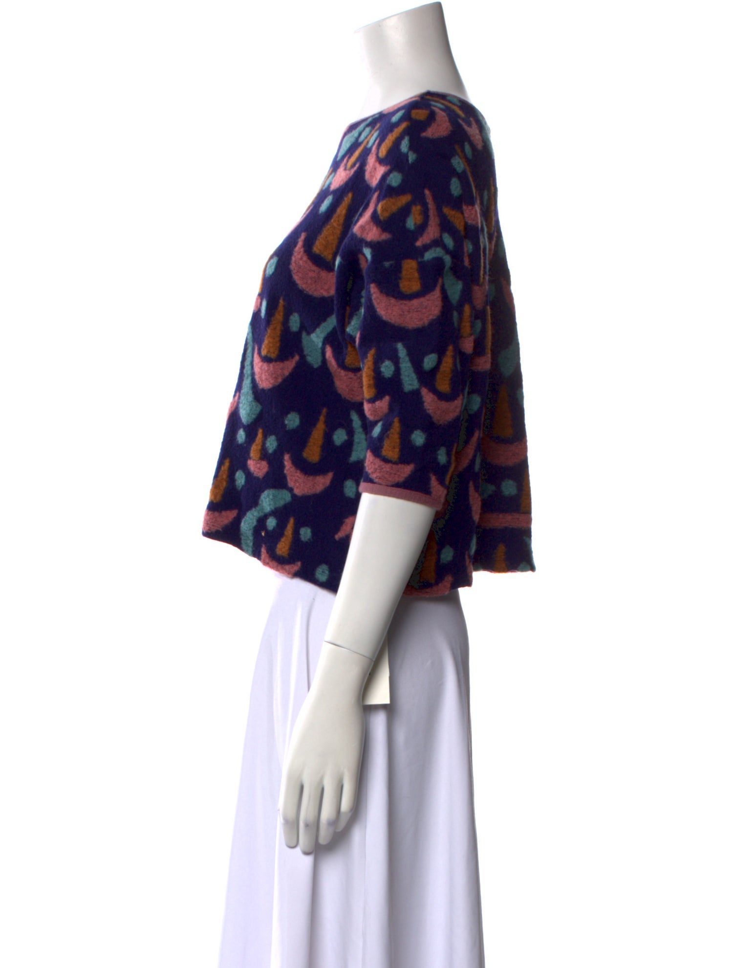 Mina Perhonen Wool Printed Sweater
