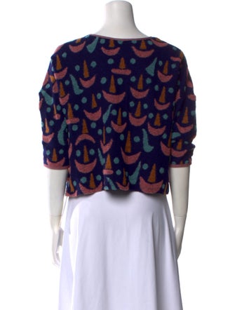 Mina Perhonen Wool Printed Sweater