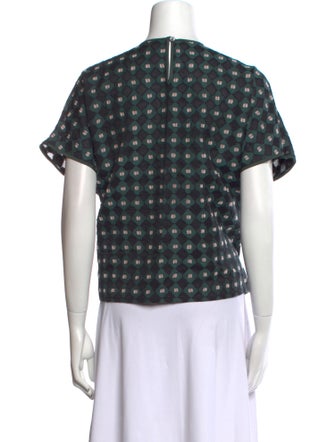 Mina Perhonen Printed Crew Neck T-Shirt