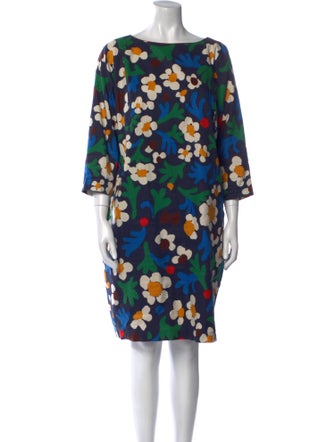 Mina Perhonen Wool Knee-Length Dress