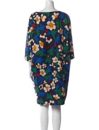 Mina Perhonen Wool Knee-Length Dress