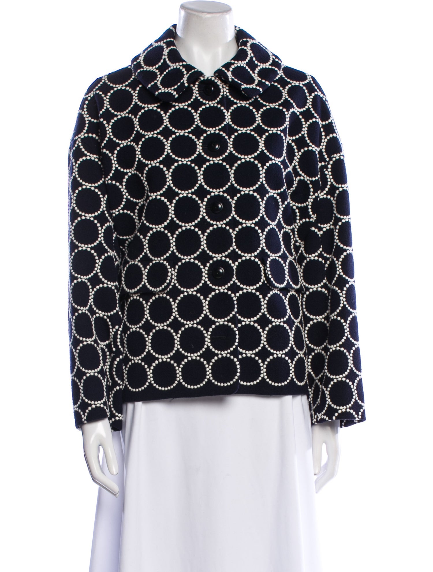 Mina Perhonen Wool Printed Jacket