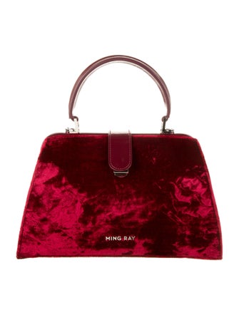 Ming Ray Florence Velvet Satchel