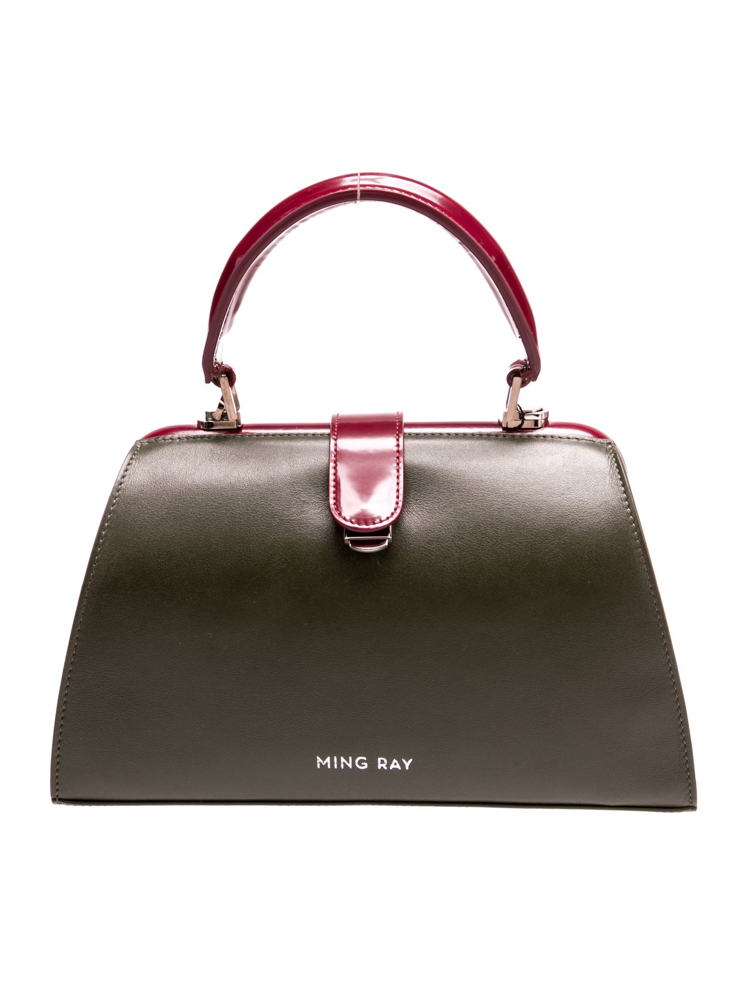 Ming Ray Leather Top Handle Bag