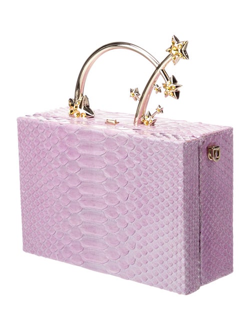 Ming Ray Python Top Handle Bag