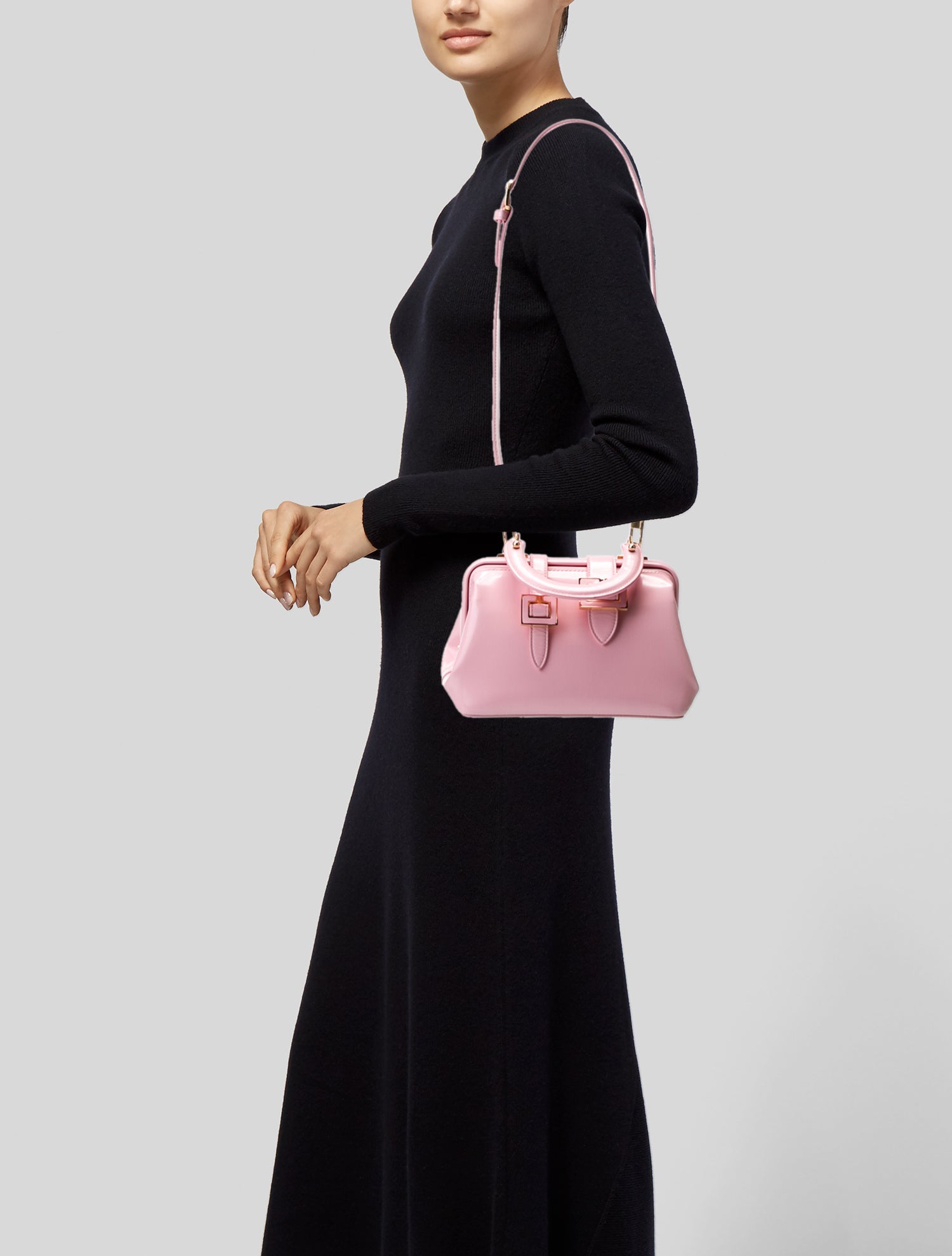 Ming Ray Leather Top Handle Bag w/ Tags