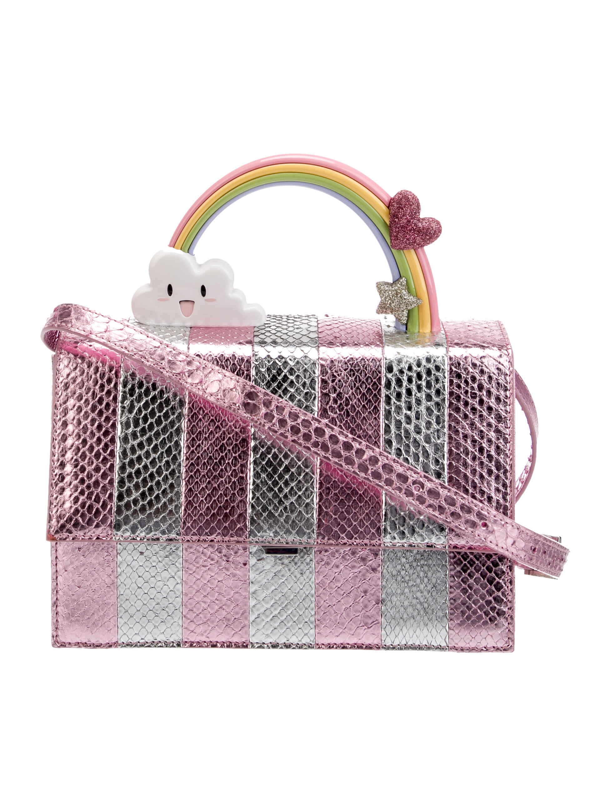 Ming Ray Snakeskin Crossbody Bag