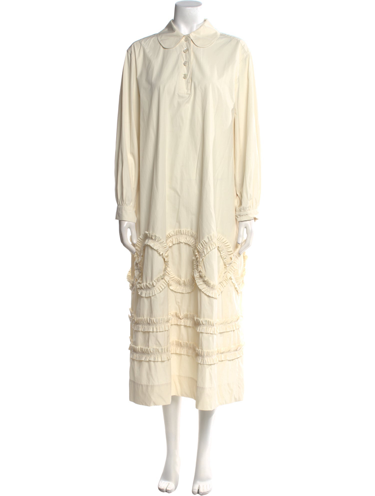 【sacai】　long dress Sacai Nylon Long Dress - White Dresses, Clothing - WS142367