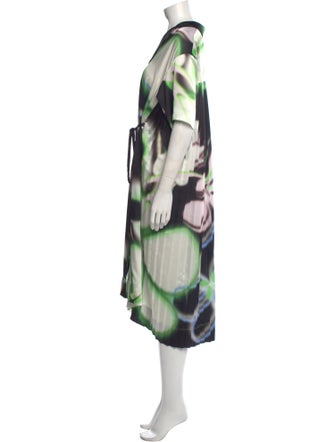 Minjukim Printed Midi Length Dress