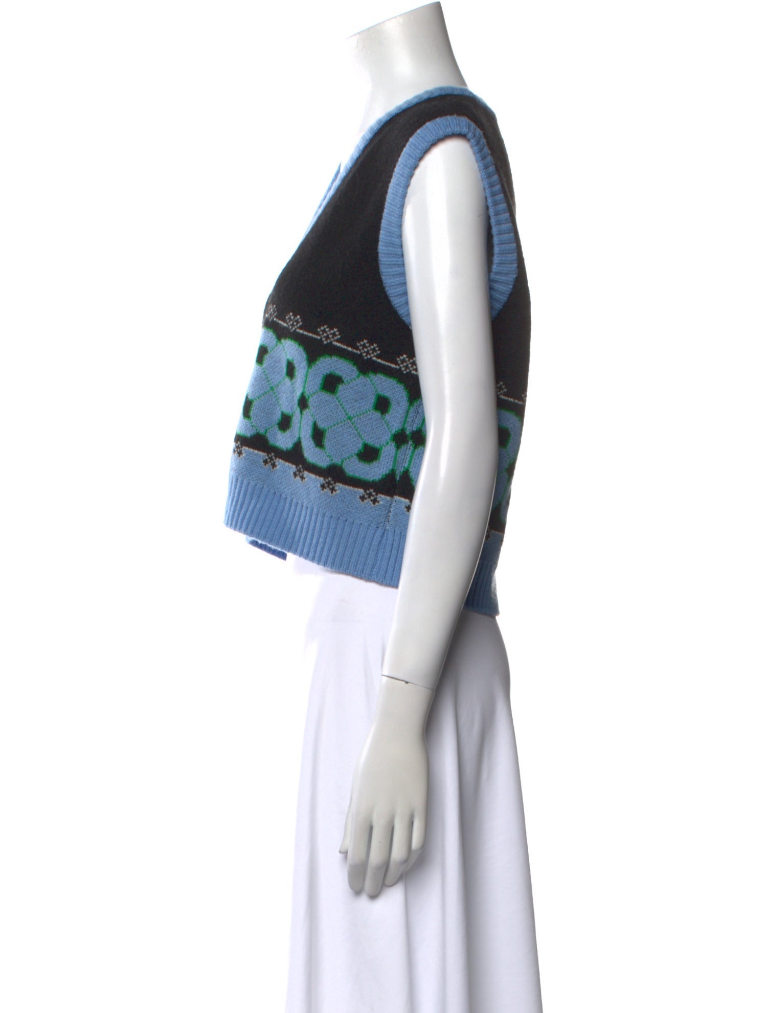 Minjukim Wool Graphic Print Sweater