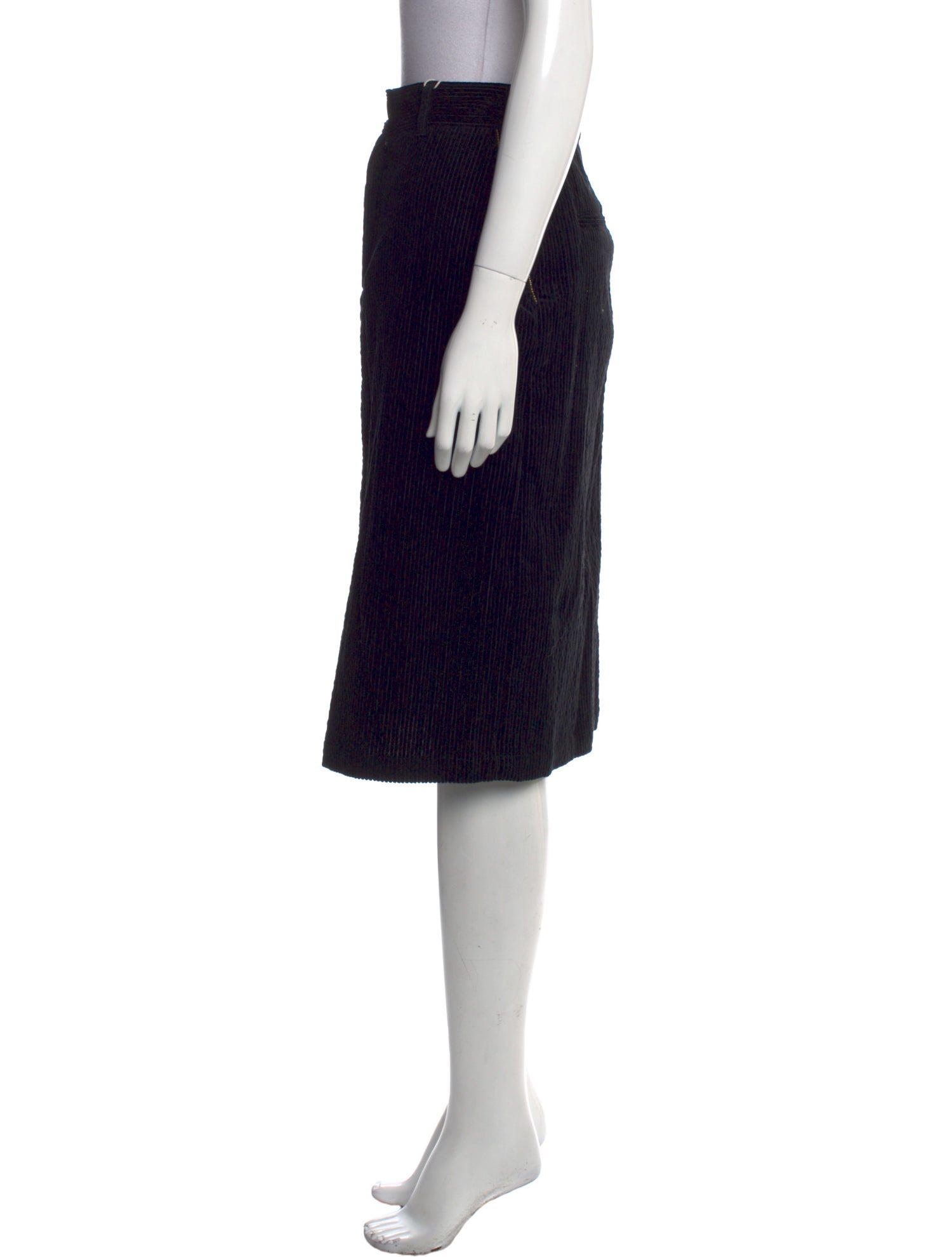 Momoni Beaded Accents Knee-Length Skirt