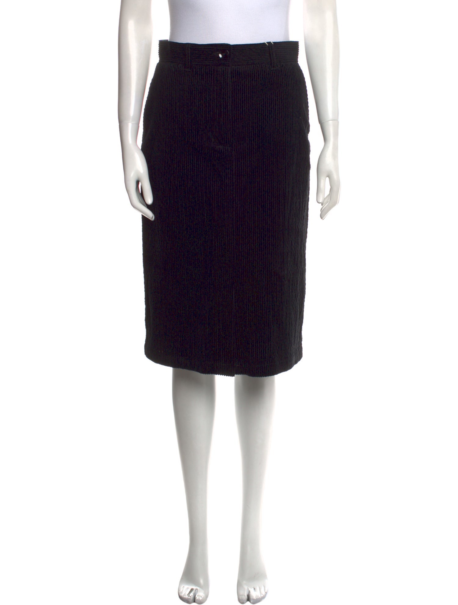 Momoni Beaded Accents Knee-Length Skirt