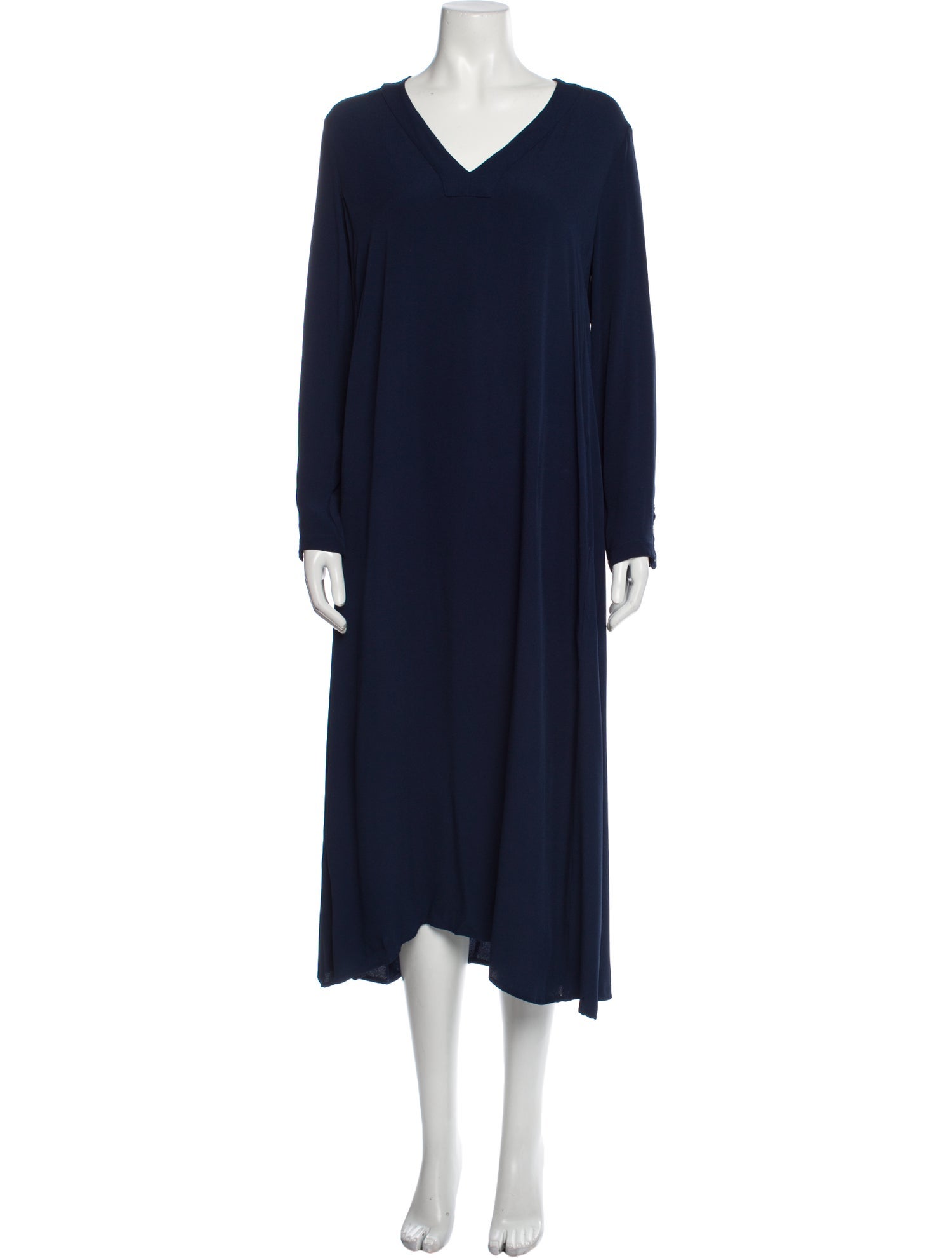 Momoni V-Neck Midi Length Dress