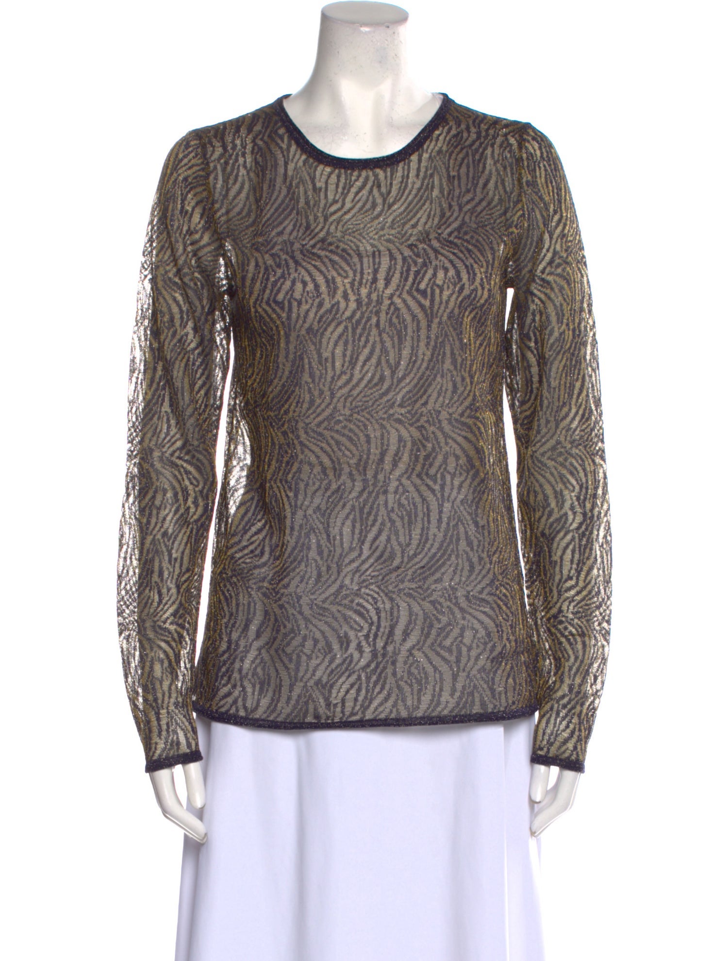 Momoni Printed Scoop Neck Sweater w/ Tags