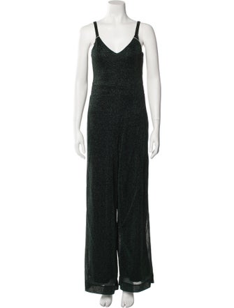 Momoni V-Neck Jumpsuit