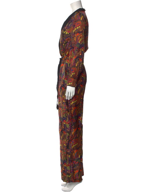 Momoni Silk Printed Jumpsuit