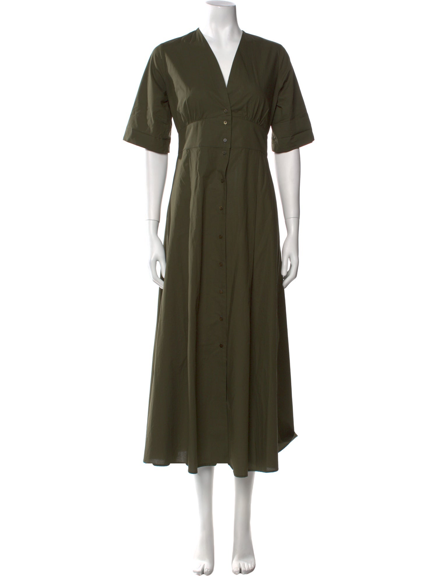 Momoni V-Neck Long Dress