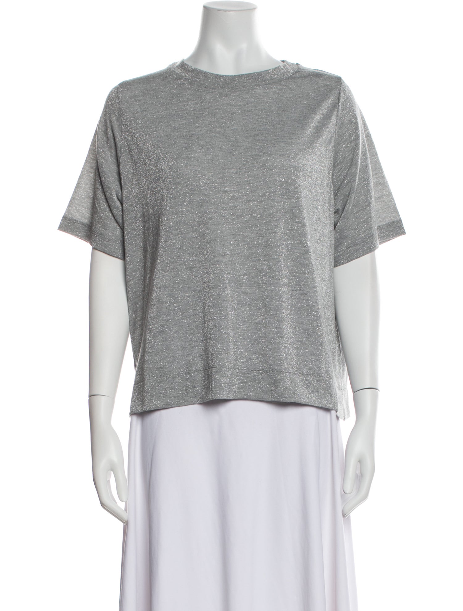 Momoni Bateau Neckline Short Sleeve T-Shirt
