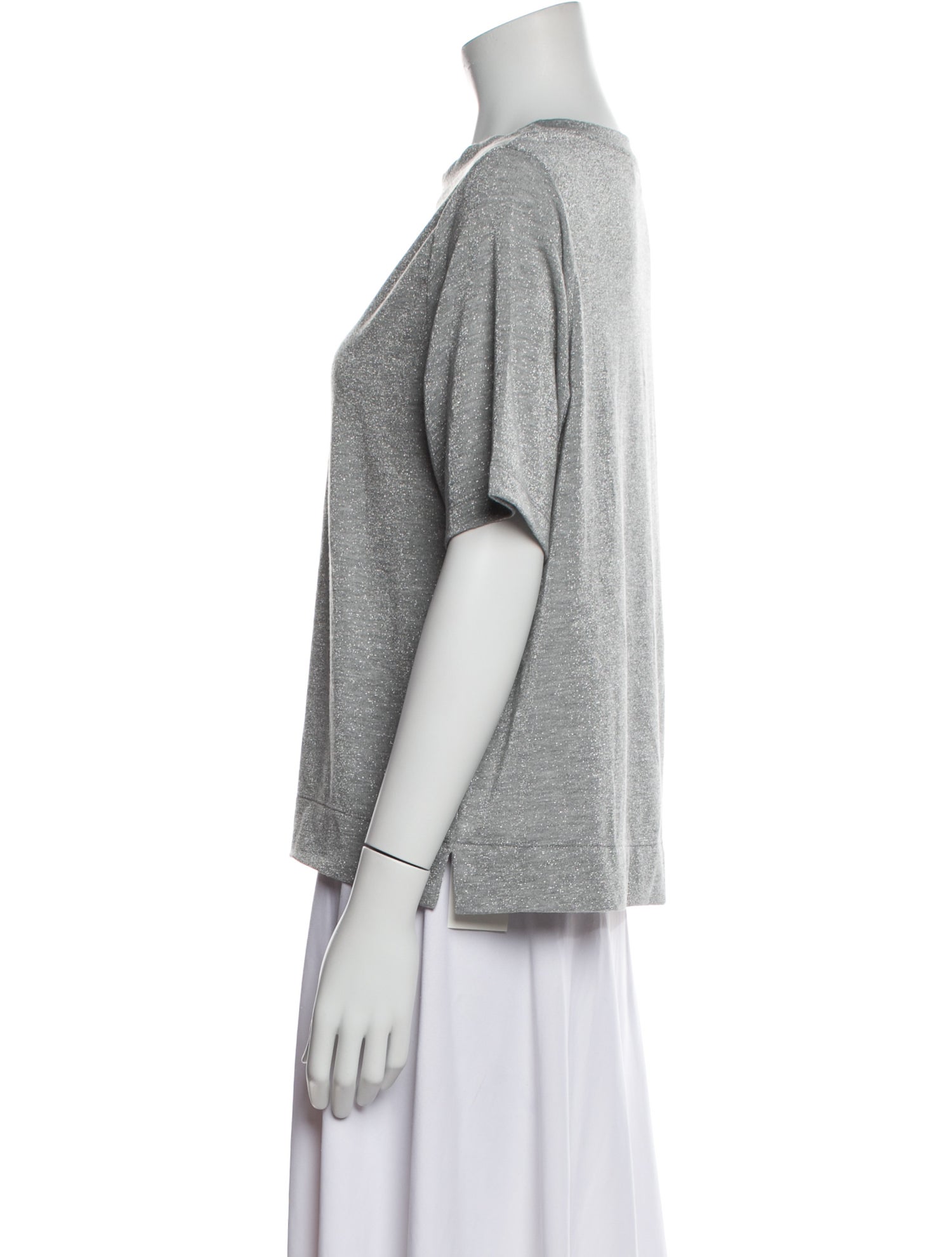 Momoni Bateau Neckline Short Sleeve T-Shirt
