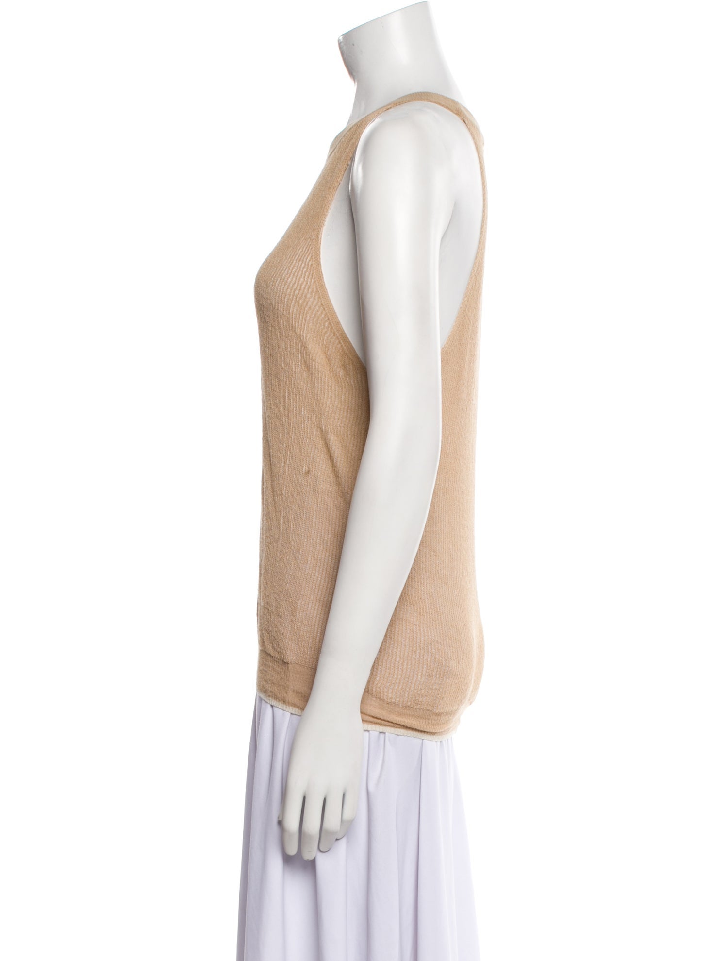 Momoni Crew Neck Sleeveless Top