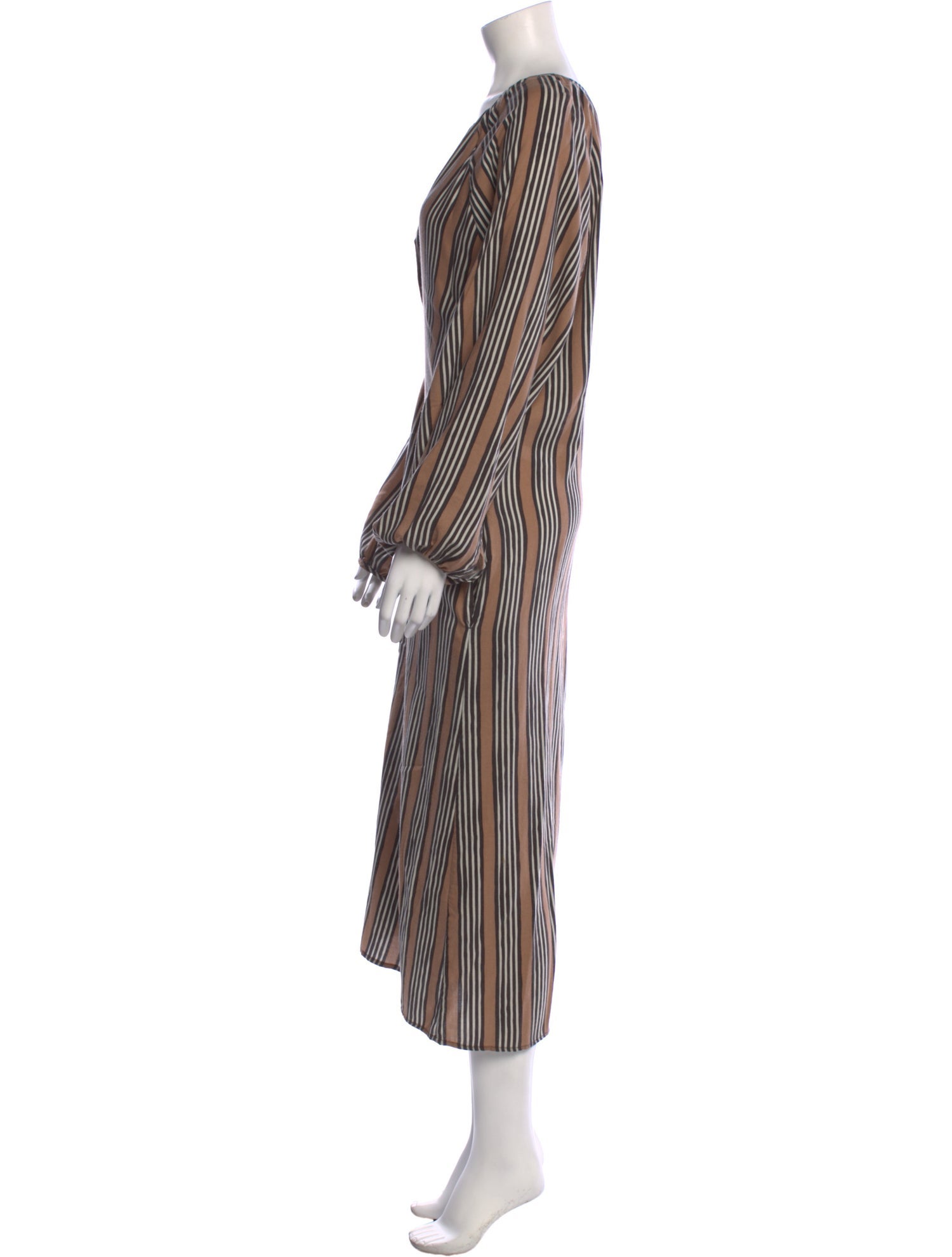Momoni Striped Long Dress